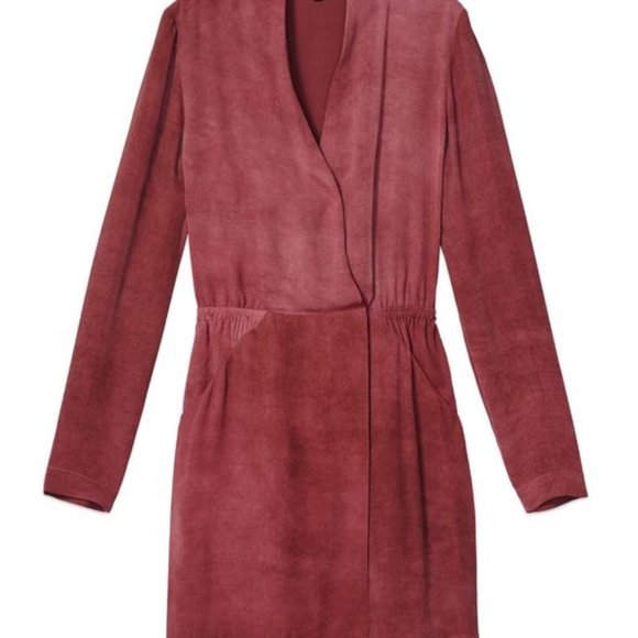 Aritzia Wilfred silk GALILÉE DRESS - Picture 1 of 6